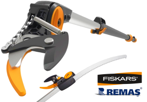 Fiskars Power Gear UPX86 Testereli Teleskopik Yüksek Dal Budama Makası