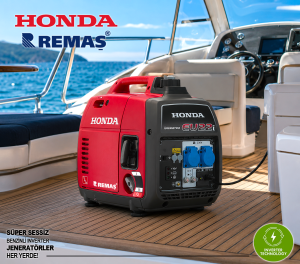Honda EU22i Sessiz 2.2 kVA İnvertörlü Benzinli Jeneratör