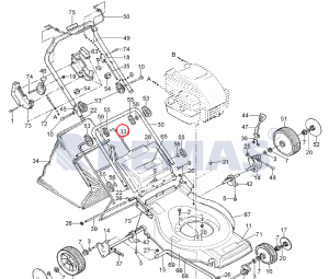 Çim Sepeti Şasesi HONDA HLM530