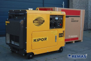 Kipor KDE 6700T Monofaze Marşlı 5 kVA Kabinli Dizel Jeneratör