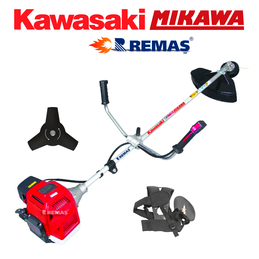 Kawasaki Mikawa TJ53E X800 3 HP Benzinli Motorlu Yan Tırpan