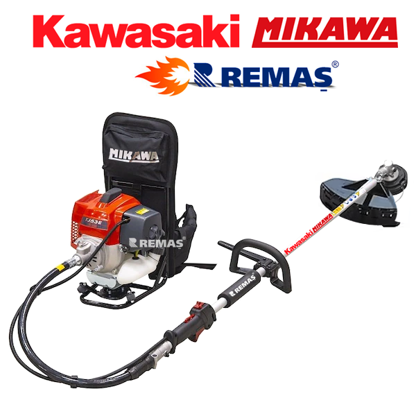 Kawasaki Mikawa TJ53E BP260 3 HP Benzinli Motorlu Sırt Tırpan