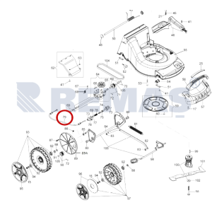 Yükseklik Ayar Teli OLEOMAC MAX53TK ALL ROAD -  MAX53TBX ALL ROAD Çim Biçme Makineleri