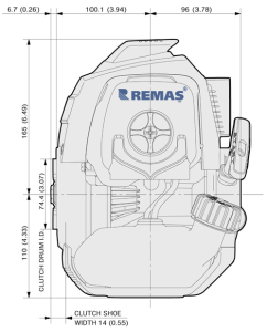Kawasaki TJ53E 3 HP 2 Zamanlı Benzinli Motor
