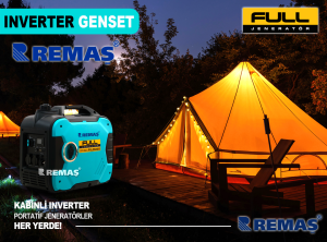 FULL FGL 3500iS Inverter 3.5 kVA Kabinli Benzinli Jeneratör