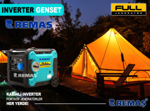 FULL FGL 7000 iSE Marşlı Inverter 6.5 kVA Kabinli Benzinli Jeneratör