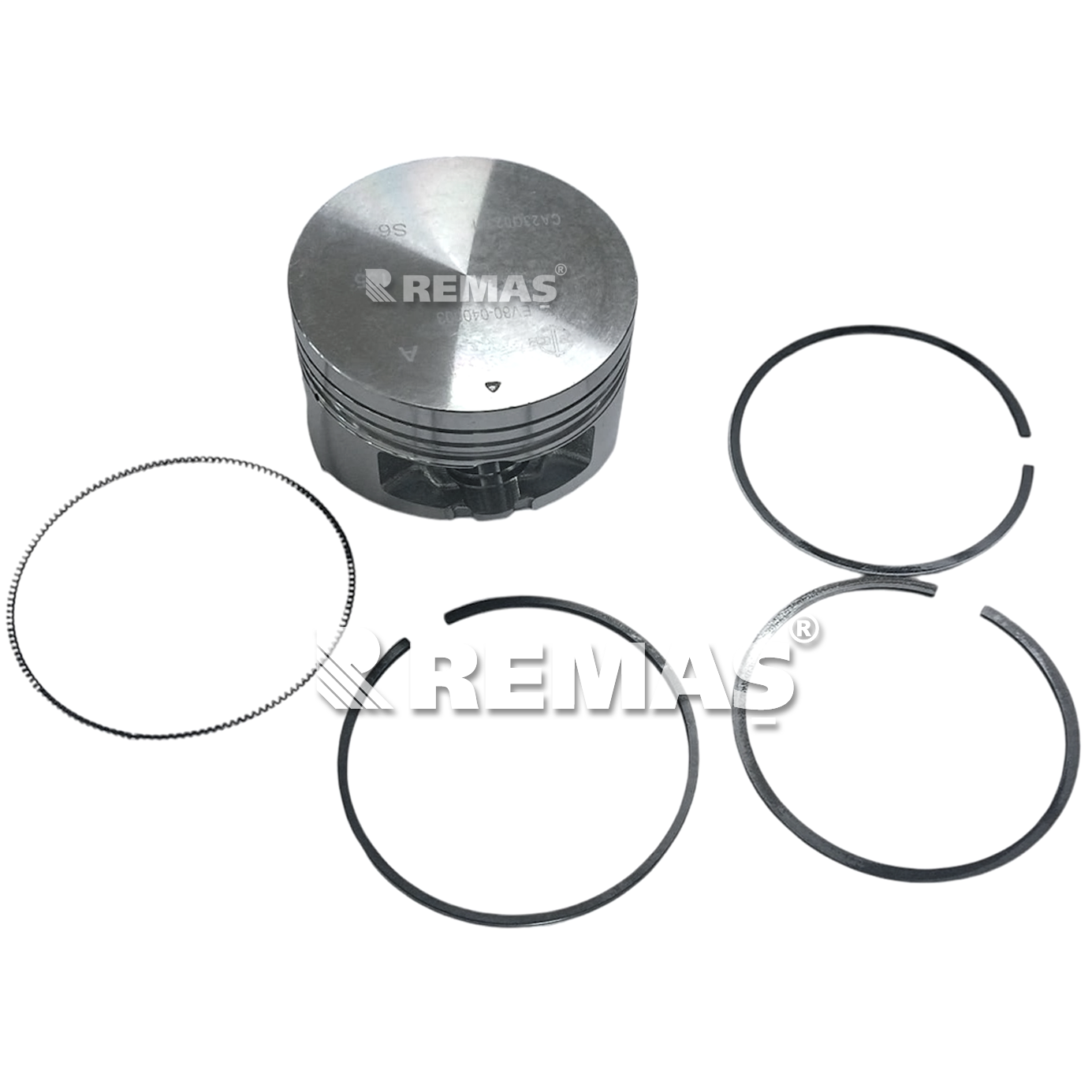 Piston Segman 80 mm Standart Kama Kipor KM2V80 - EV80 - KDE12E - Aksa APD 12E