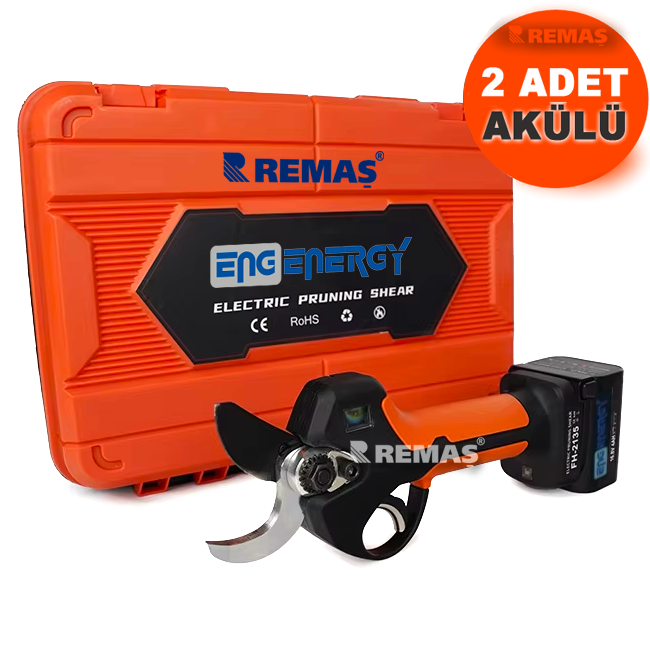 Energy FH-2135 Çift Akülü Sensörlü 35 mm Dal Budama Makası