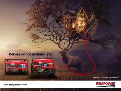 Rempower RG 6500E Marşlı 5.5 kVA Benzinli Jeneratör