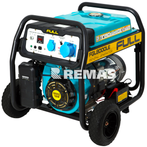 FULL FGL 8000 LE Marşlı 8.1 kVA Monofaze Benzinli Jeneratör