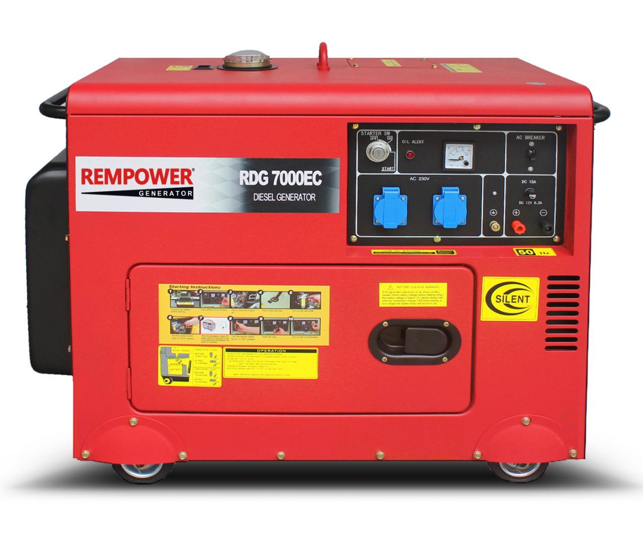 Rempower RDG 7000 EC Otomatik 7 kVA Dizel Jeneratör