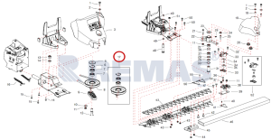 Bıçak Kasnağı EUROSYSTEMS M85 - M90 Çayır Biçme Makinesi