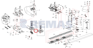 Bıçak Kayışı EUROSYSTEMS M90 Çayır Biçme Makinesi