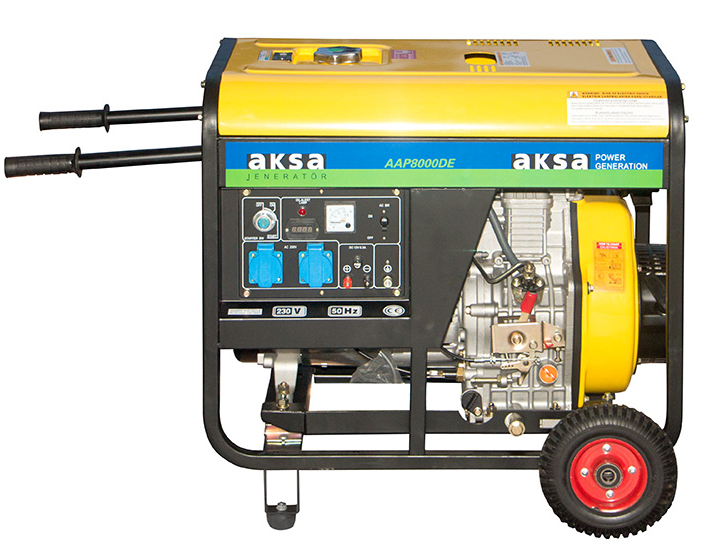 Aksa AAP 8000 DE Marşlı 8 KVA Dizel Jeneratör