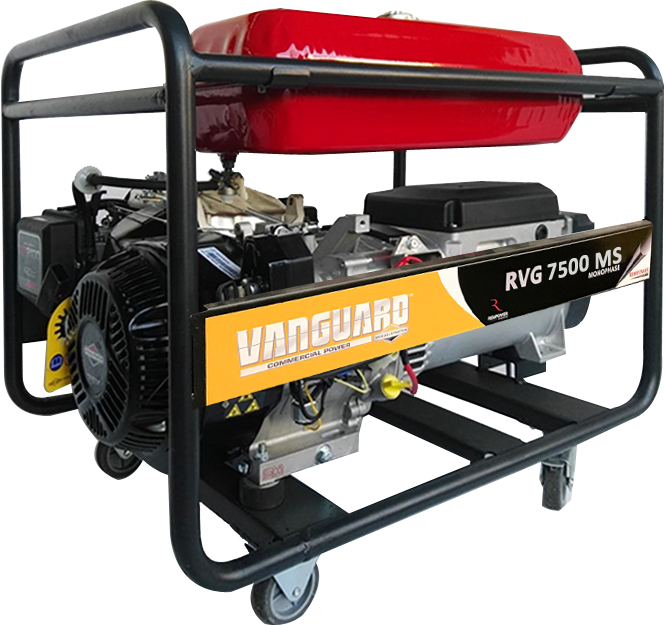 Rempower RVG 7500 MS Monofaze Marşlı 7.5 kVA Benzinli Jeneratör