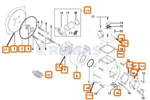 Salmastra - Mekanik Keçe 2'' inç - 3'' inç Motopomp