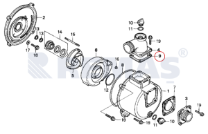 Conta Çıkış Dirseği HONDA WB30 Motopomp