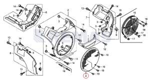Koruyucu Fan Kapağı HONDA GX630 - GX660 - GX690