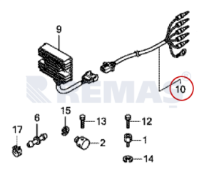 Konjektör Kablosu HONDA GX630 - GX690