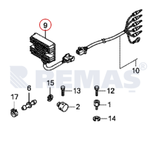 Konjektör - Regülatör HONDA GX690