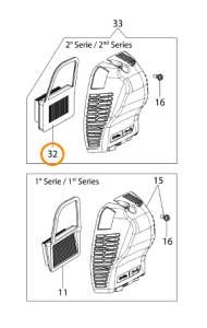 Hava Filtre Elemanı OLEOMAC BC530 T - BC550 MASTER Tırpanlar