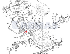 Sepet Kapak Yayı HONDA HLM530 - HLM570  Çim Biçme Makinesi
