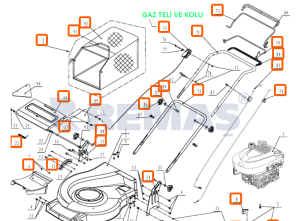 Gaz Kolu ve Gaz Teli WEIBANG WB506 SB - WB536 SB