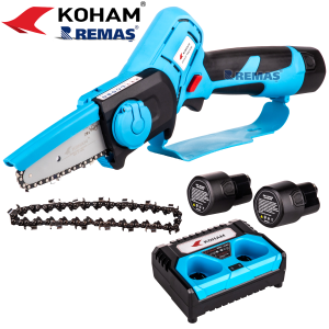 Koham KH-3GXD40HS10.8B Çift Akülü 2.5 Ah El Budama Testeresi